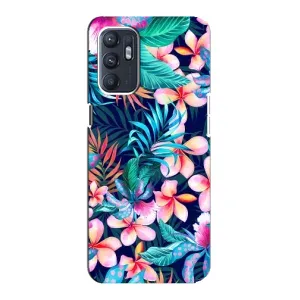 Чехол с принтом «Красочные цветы» для ZTE Blade A31 Plus