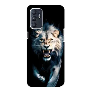 Чехол с картинкой «Хищники» для ZTE Blade A31 Plus (Лев в темноте)