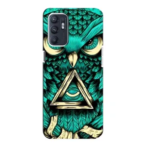 Чохол з принтом «Сова з оком» для ZTE Blade A31 Plus