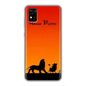 Чохол Король лев на ZTE Фенікс А31 (Акуна Матата закат)