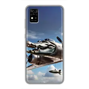 Чохол з мемом Тралалело тралала на ZTE Blade A31 (Бомбардіро крокоділо)