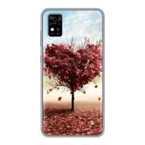 Чехлы для любимой на ZTE Фенікс А31 (VPrint) (Дерево серце)