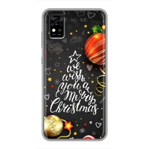 Рождественские Чехлы для ZTE Blade A31 (VPrint) (Елочка)