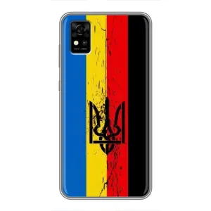 Украинские Чехлы для ZTE Blade A31 с картинкой УПА (AlphaPrint) (Прапор УПА)