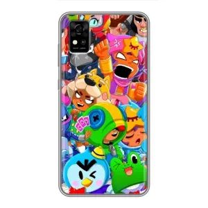 Чехол для ZTE Blade A31 Бравл Старс (VPrint)