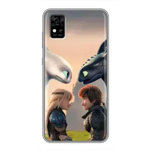 Чохол як приборкати дракона на ZTE Blade A31 (Гикавка і Астрід)