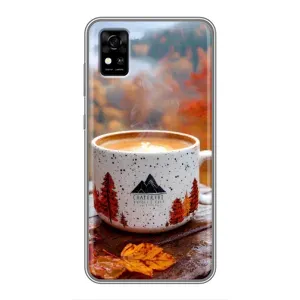 Чохол з принтом «Кава на природі» для ZTE Blade A31