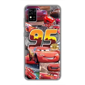 Силіконовий чохол Маквін для ZTE Blade A31 (Колаж Блискавка Маквін)