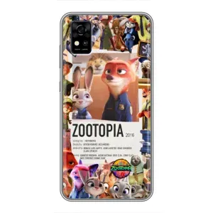 Чохол Зоотрополіс на ZTE Blade A31 (Постер Зоотрополіс)