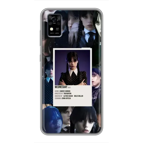 Чехол с принтом «коллаж Уэнздей» для ZTE Blade A31
