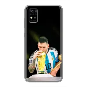 Чохли для ZTE Blade A31 (Leo чемпіон) (AlphaPrint) (Кубок Мессі)
