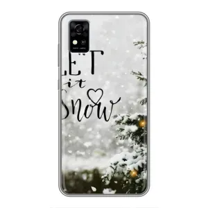 Новорічні, Святкові Чохли для ZTE Blade A31 - 2024 год (Let it snow)