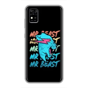 Чохол з принтом «logo Mr beast» для ZTE Blade A31