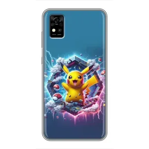Чохол з Пікачу на ZTE Blade A31 (Лого Пікачу)
