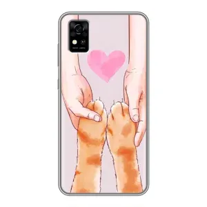 Чохол на ZTE Фенікс А31 з Котиками (VPrint)