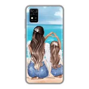 Чохол з друком для ZTE Blade A31 - (Мама з дитинкою) (AlphaPrint)