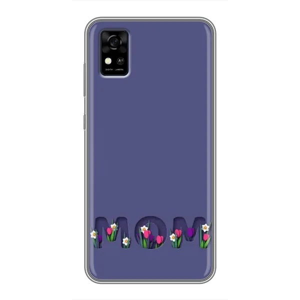 Чехол с принтом «Мама в цветах» для ZTE Blade A31