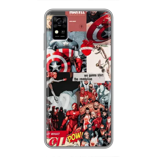 Чохол з принтом «Марвел Комикс» для ZTE Blade A31
