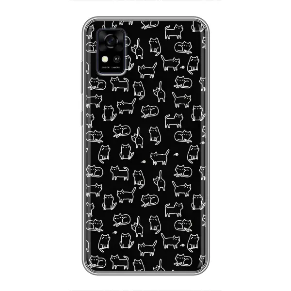 Чехол с принтом «Меленькие котики» для ZTE Blade A31