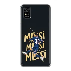 Чохли для ZTE Blade A31 (Leo чемпіон) (AlphaPrint) (Messi ПСЖ)