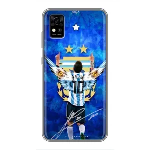Чохли для ZTE Blade A31 (Leo чемпіон) (AlphaPrint) (Мессі збірна)