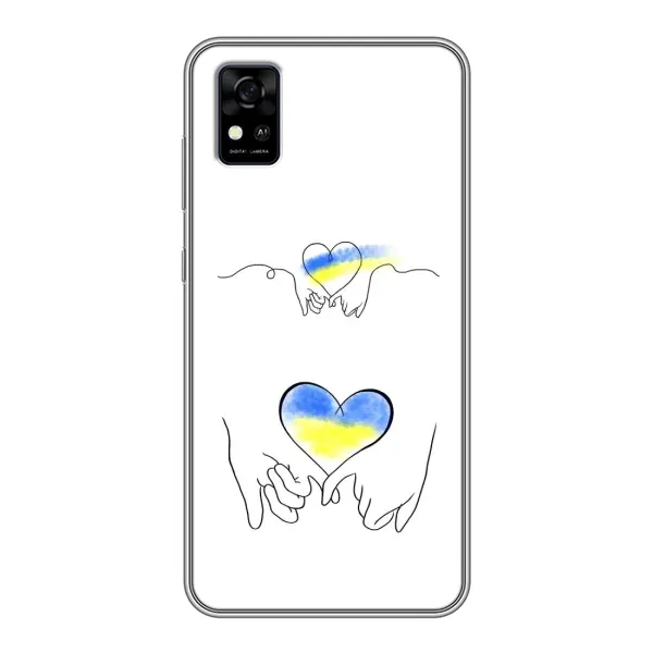 Чехол с принтом «Мир Украине» для ZTE Blade A31