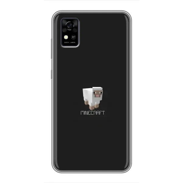 Чехол с принтом «Овечка Майнкрафт» для ZTE Blade A31