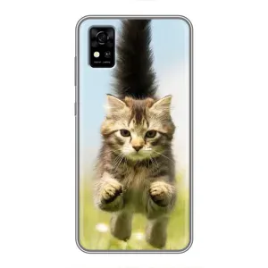 Чохли з Котиками для ZTE Blade A31 (VPrint) (Прижок кота)