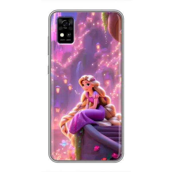 Чохол з принтом «Рапунцель у замку» для ZTE Blade A31