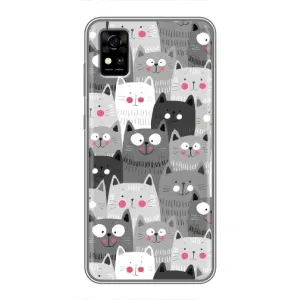 Чохли з Котиками для ZTE Blade A31 (VPrint) (Мальовані котики)