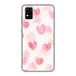 Чохол з розовим принтом для ZTE Blade A31