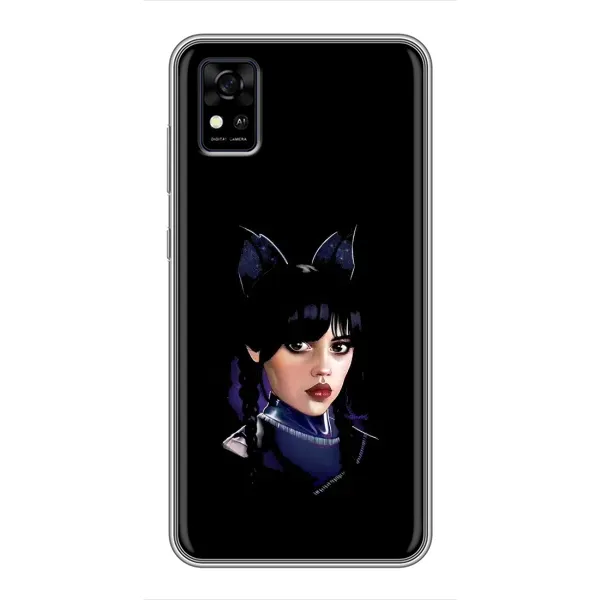 Чехол с принтом «серьезная Уэнздей» для ZTE Blade A31