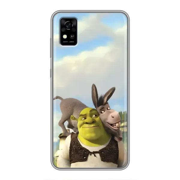Чохол з принтом «Шрек та Осел» для ZTE Blade A31 Чохол з принтом «Шрек та Осел» для ZTE Blade A31