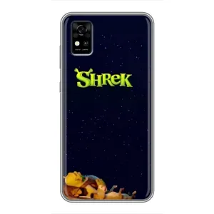 Чохол з мультфільмом Шрек на ZTE Blade A31 (Відпочиваючий Шрек)
