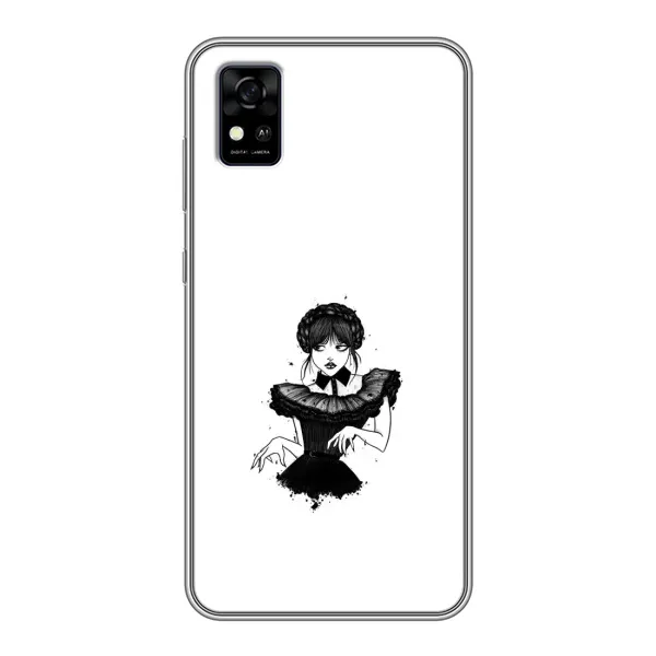 Чехол с принтом «танец Уэнздей» для ZTE Blade A31