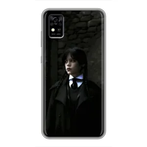 Чохол з дизайном Венздей 2 на ZTE Blade A31 (Темний стиль Венздей)