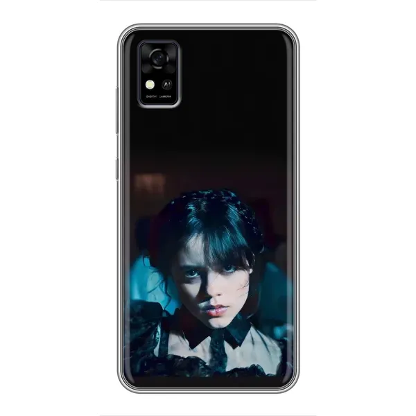 Чехол с принтом «взгляд Уэнздей» для ZTE Blade A31