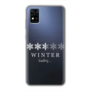Зимні Чохли для ZTE Фенікс А31 - прозорий фон