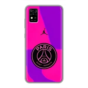 Чохли PSG для ZTE Blade A31 (AlphaPrint) (яскравий ПСЖ)