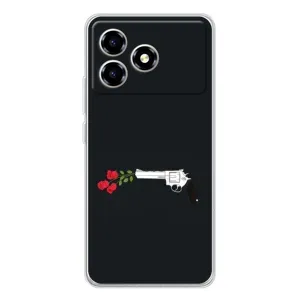 Чехлы (ART) Цветы на ZTE Blade A36 (VPrint)