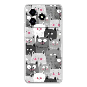 Чехлы с Котиками для ZTE Blade A36 (VPrint)