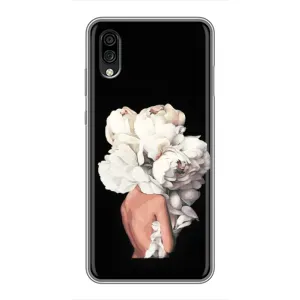 Чехлы (ART) Цветы на ZTE Blade A5 (2020) (VPrint) (Білі квіти)