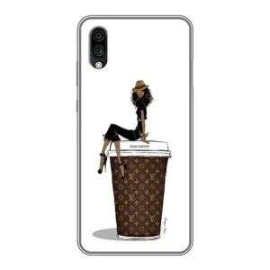 Чохли Луі Вітон для ZTE Blade A5 (2020) (AlphaPrint - LOUIS VUITTON) (кава LOUIS VUITTON)