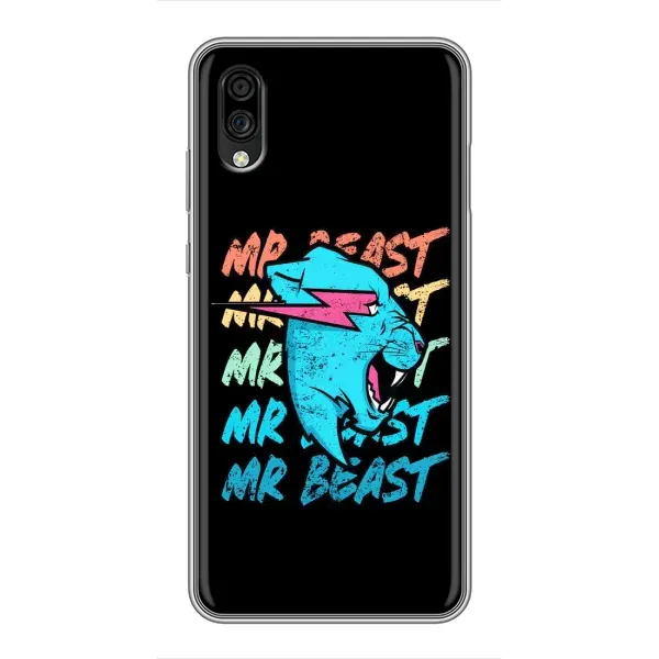 Чохол з принтом «logo Mr beast» для ZTE Blade A5 (2020)