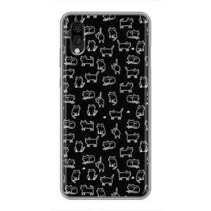 Чохол з принтом для ZTE Blade A5 (2020) (AlphaPrint) Модні коти (Маленькі котики)