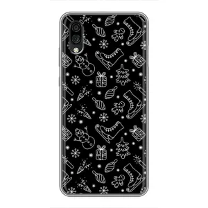 Новорічні, Святкові Чохли для ZTE Blade A5 (2020) - 2024 год (Новорічний фон)