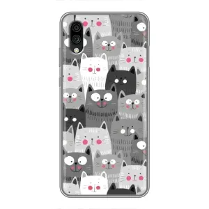 Чохли з Котиками для ZTE Blade A5 (2020) (VPrint) (Мальовані котики)