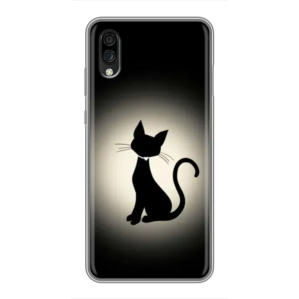 Чохол з принтом «Силует котика» для ZTE Blade A5 (2020) Чохол з принтом «Силует котика» для ZTE Blade A5 (2020)