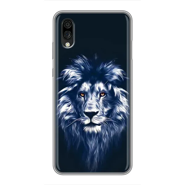 Чехол с принтом «Синий Лев» для ZTE Blade A5 (2020)