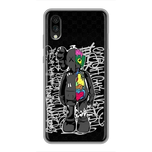 Чохол з принтом «Стиль Bearbrick» для ZTE Blade A5 (2020)